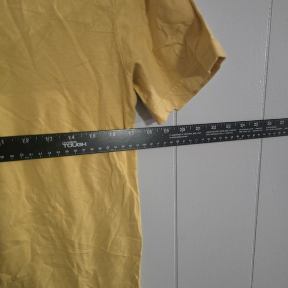 American Eagle T-Shirt Mens XS Yellow Super Soft Graphic Box Logo Tee - Picture 4 of 6